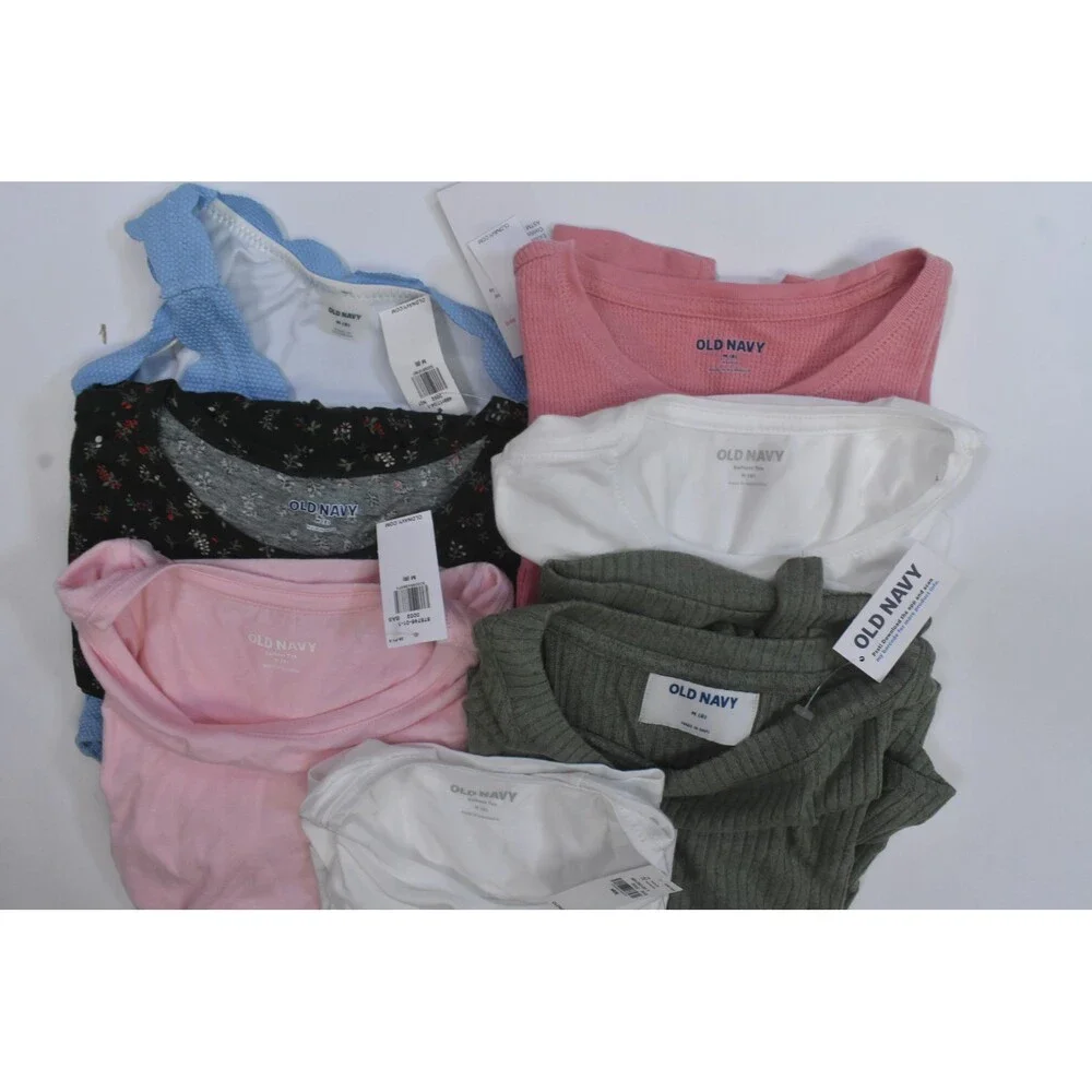 Old Navy Bulk Lot Of 12 Girls Size Medium 8 Mixed Season Tops Bottoms Shorts